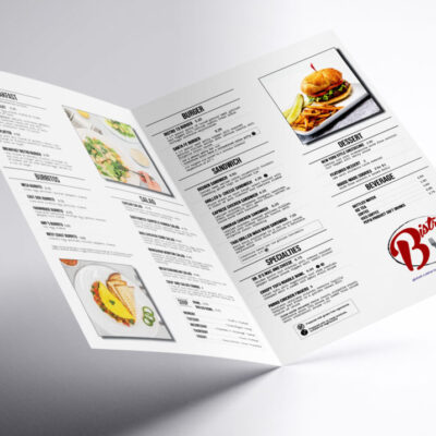 Menu Restaurant Menu Graphic Designer Arizona